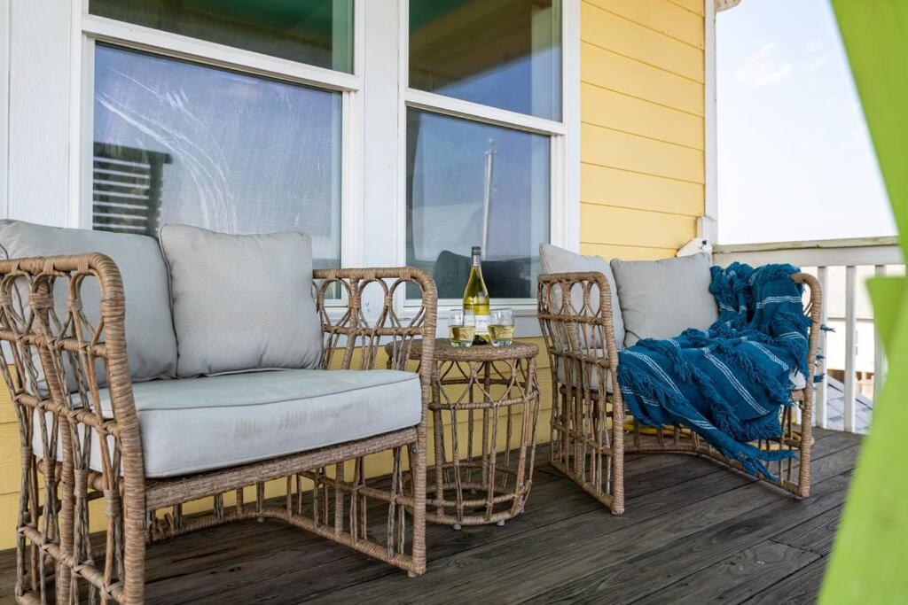 Beachfront*Spectacular View*4 Bd*Sleeps 14 Villa Bolivar Peninsula Buitenkant foto