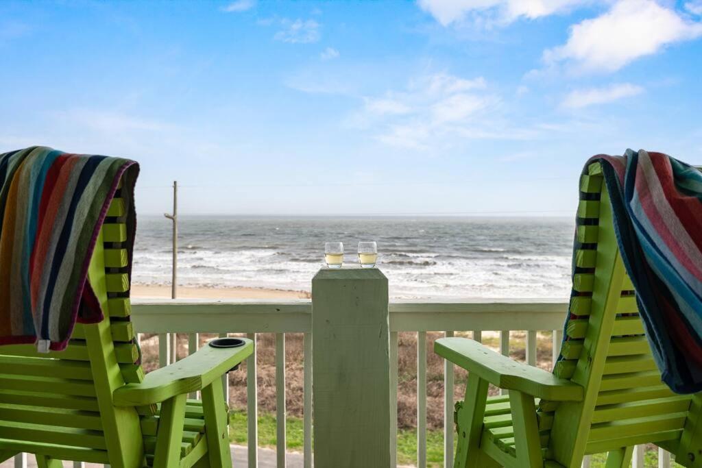 Beachfront*Spectacular View*4 Bd*Sleeps 14 Villa Bolivar Peninsula Buitenkant foto