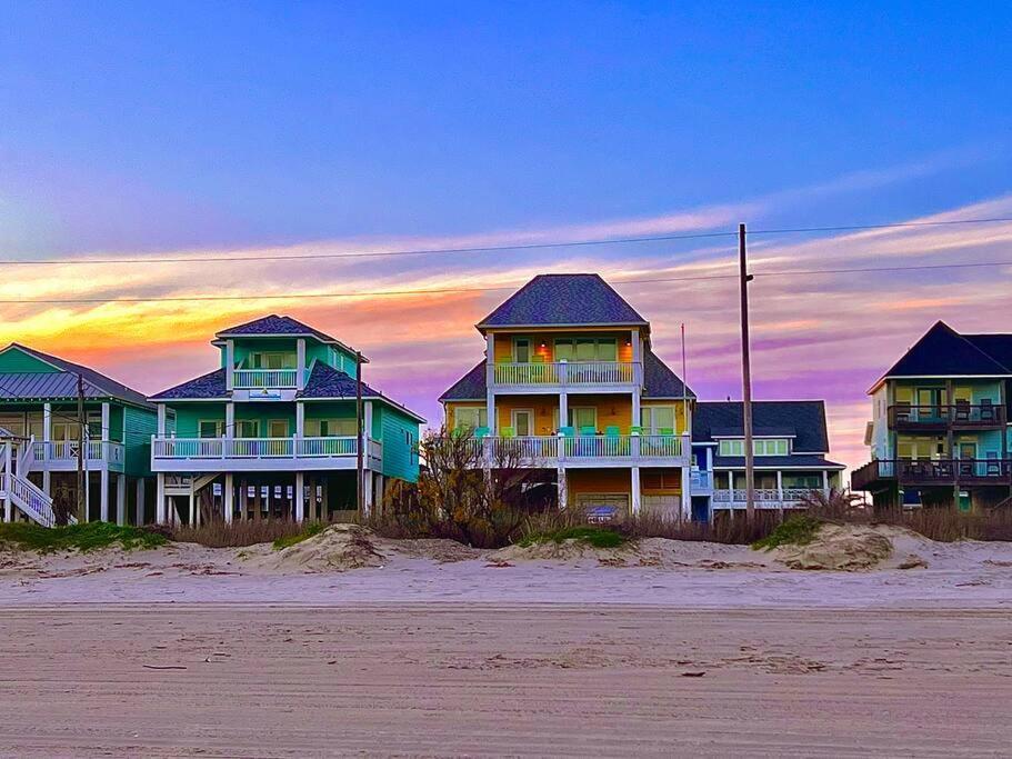 Beachfront*Spectacular View*4 Bd*Sleeps 14 Villa Bolivar Peninsula Buitenkant foto