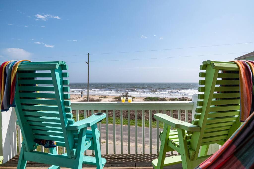 Beachfront*Spectacular View*4 Bd*Sleeps 14 Villa Bolivar Peninsula Buitenkant foto